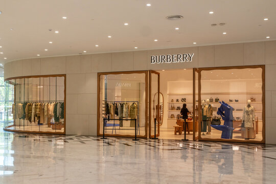 Burberry store in shopping mall, Phuket, Thailand
