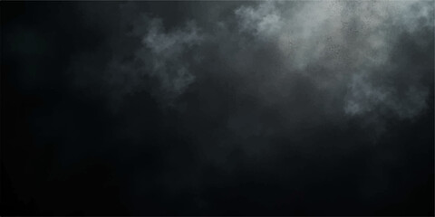 A motion of steam and smoke creates a dark fog texture against a black sky backdrop, resembling a storm cloud explosion in the night space © Alpha Designs