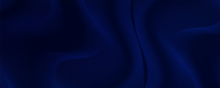 Premium background design with diagonal dark blue lines pattern. Vector horizontal template for digital luxury business banner