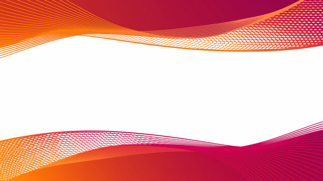 Abstract orange and magenta wave frame background with central copy space
,オレンジとマゼンタの流線ウェーブフレーム、中央コピー余白付き抽象背景
