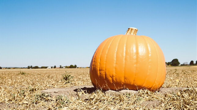 pumpkin on a field