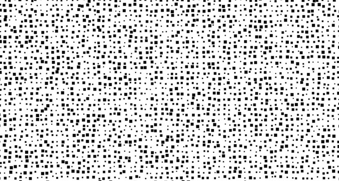 Dense black dots on white background pattern