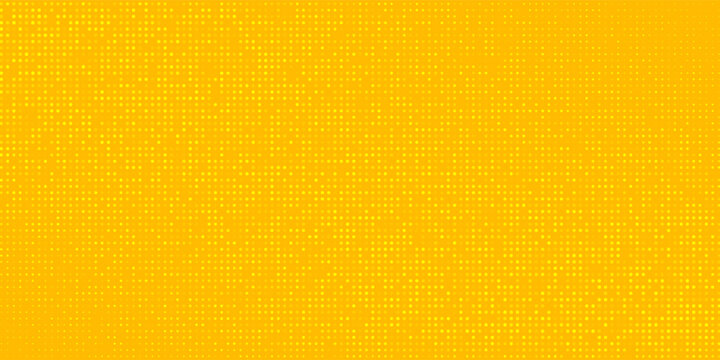 Retro comic yellow background raster gradient halftone dots yellow