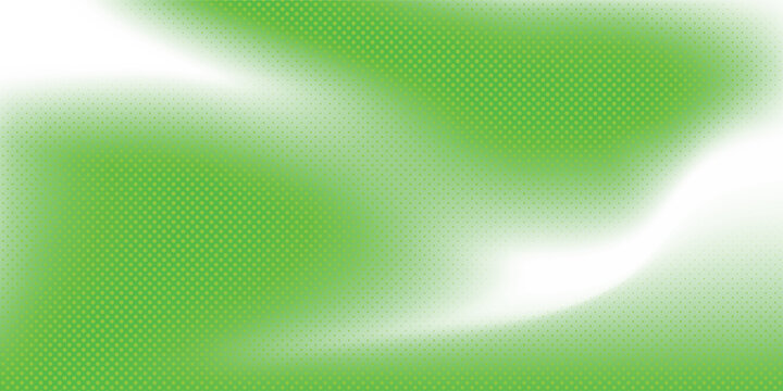 Green halftone offset print texture with wavy dithered gradient pattern.