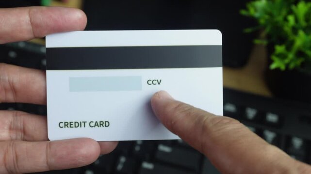 Hand Presenting Credit Card Digital Payment Fintech 