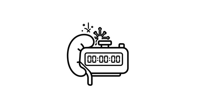 Hand holding stopwatch with digital timer showing 00:00:00, symbolizing time, start, and measurement