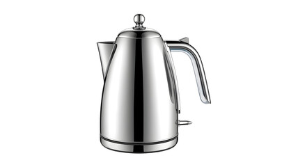 Obraz premium stainless steel coffee maker isolated on a transparent background