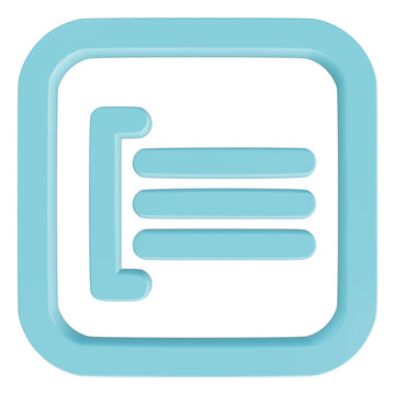 Interline button icon representing line spacing leading adjustment between paragraphs or text lines for typography control