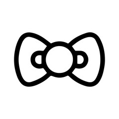 Obraz premium Bow tie svg cut file. Isolated vector illustration.