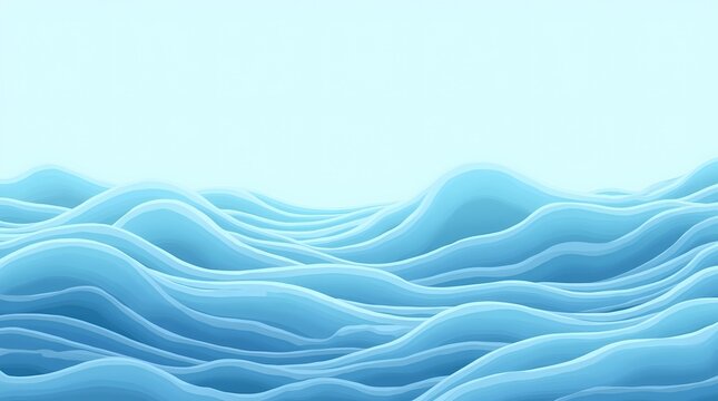Smooth abstract blue liquid waves flowing gently. Excellent for minimalist backgrounds modern web design product presentations and unique user interface elements. Premium digital art.