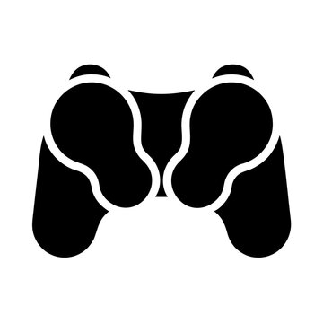 Gaming controller, video game pad, black icon, gaming accessory, controller symbol
