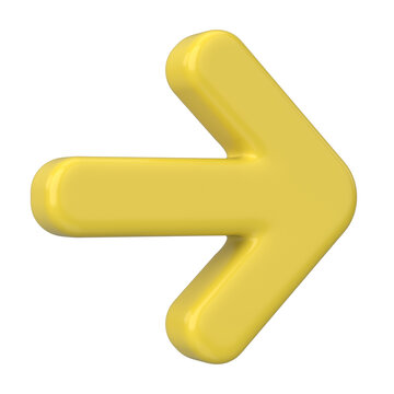 Next button. Continue button. Arrow icon. 3D illustration.