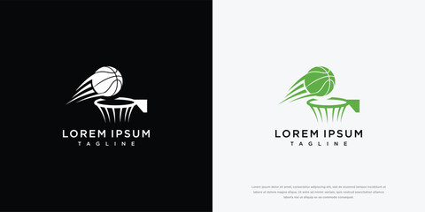 Basketball Logo Design Vector Template © Artmas