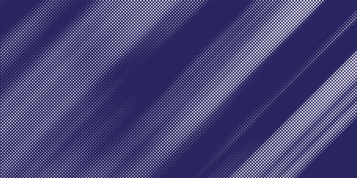 Dark blue dithered halftone texture with diagonal raster print effect.