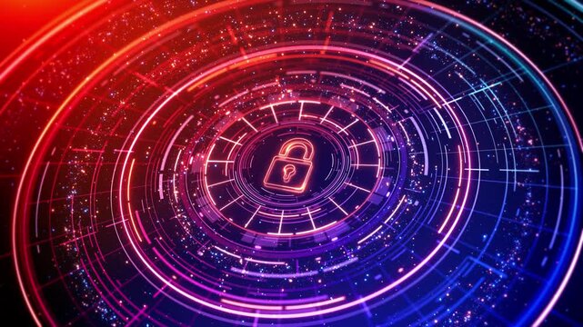 Shield Icon Secure Global Network, Cyber security network protection, Future technology network for business internet marketing concept Cyber security digital computer protection padlock digital .