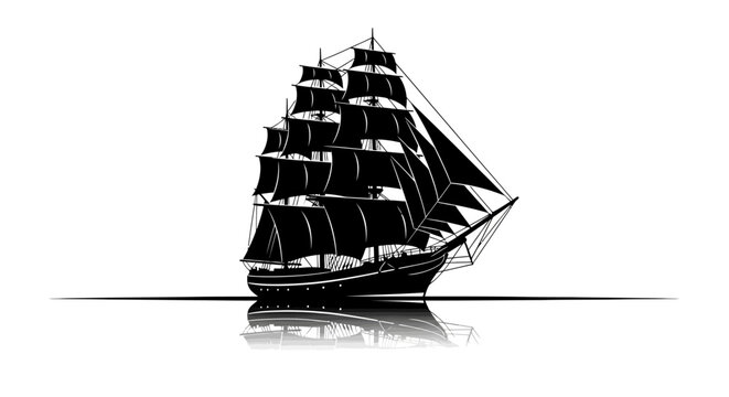 Sailing Ship Sailing Vessel Ocean.