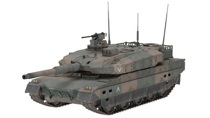 3d rendering battle tank  © santiago