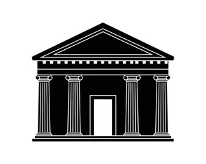 Classical Architecture Icon A Timeless Symbol of Grandeur and History © ARIF