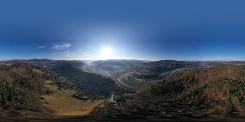 Panorama 360 Muszyna, Beskid Sądecki. © Maciej G. Szling
