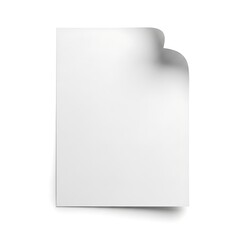 Fototapeta premium Blank white book with empty pages isolated on a clean background suitable for design or document mockup