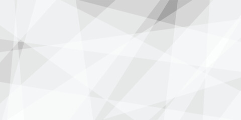 Obraz premium Abstract white and gray triangle geometric paper texture design this design are uses for style concept for banner, flyer, card, or brochure cover etc and quality full shape design .