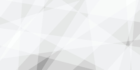 Obraz premium Abstract white and gray triangle geometric paper texture design this design are uses for style concept for banner, flyer, card, or brochure cover etc and quality full shape design .