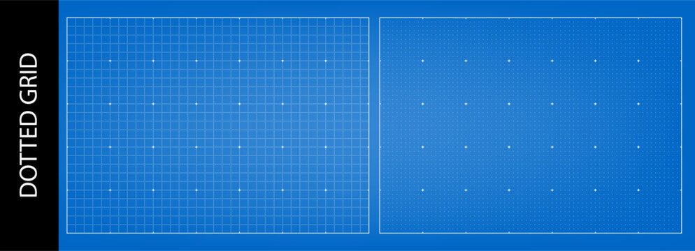 Blue pattern paper overlay, digital line texture of vector graphics. Grid drawing bg and blueprint scan point graph, HUD element. Cybermat effect, notebook millimeter data, tech building architecture