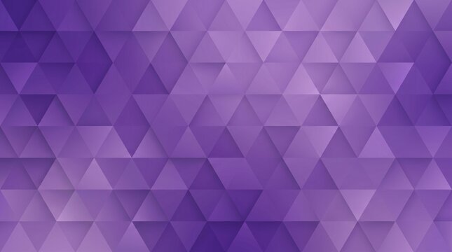 Abstract purple geometric triangle pattern background with gradient polygon texture modern minimal design wallpaper