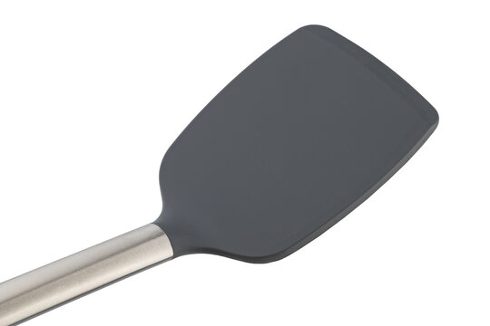 kitchen utensils, silicone spatula for frying pan with non-stick coating, insulated