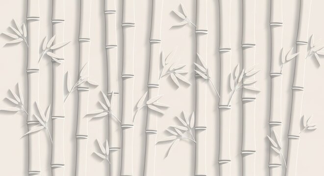 Gray bamboo texture background pattern.