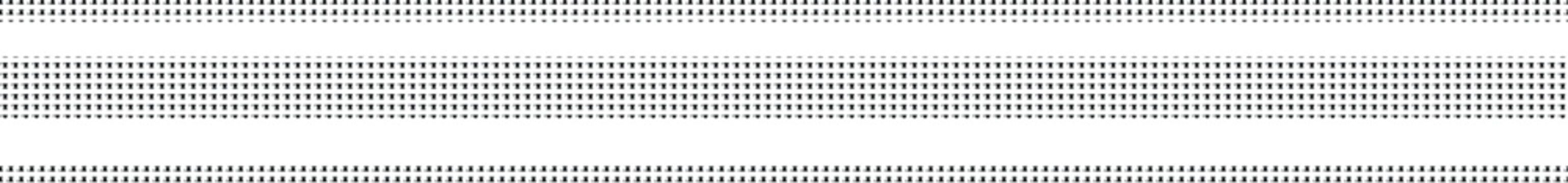 Horizontal border pattern of repeating black geometric triangles and hourglass shapes