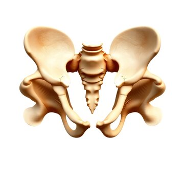 Human Pelvis Skeleton Anatomy Illustration