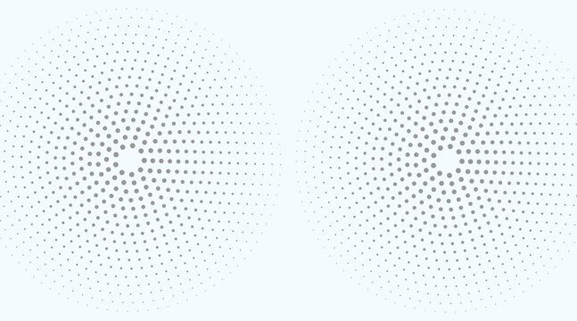 Abstract monochrome halftone pattern. Futuristic panel. Gunge dotted backdrop with circles, dots, point. Design element for web banners, posters, cards, wallpapers, sites. Black and white color