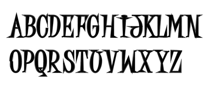 Brush font letter alphabet. Hand drawn typography chalk paint font brush alphabet. Handwritten kid chalk script texture stroke letter. Vector illustration.