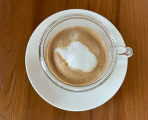 Naklejka premium cup of cappuccino