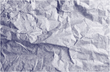 Fototapeta premium Duotone grunge effect urban, halftone overlay. Crumpled grunge background with dot pattern, creased effect. Crinkled old damaged paper for collage, scrapbook. Vector.