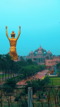 Swaminarayan Meditation Statue at Swaminarayan Akshardham, Delhi
