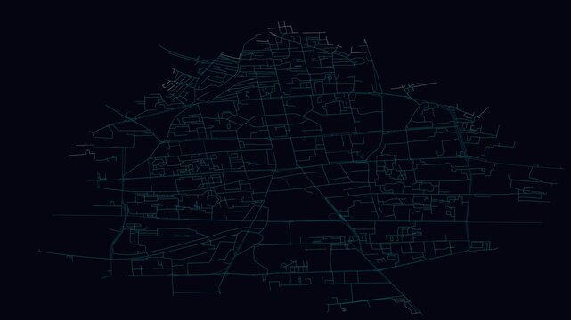 Ulaanbaatar, Mongolia, City Infrastructure Expansion Animation, Urban Visualization Technology