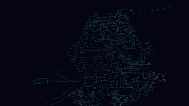 Makassar, Indonesia, City Infrastructure Expansion Animation, Urban Visualization Technology