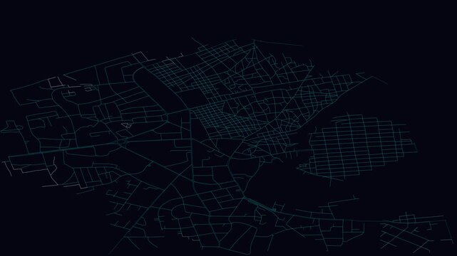 Maiduguri, Nigeria, City Infrastructure Expansion Animation, Urban Visualization Technology