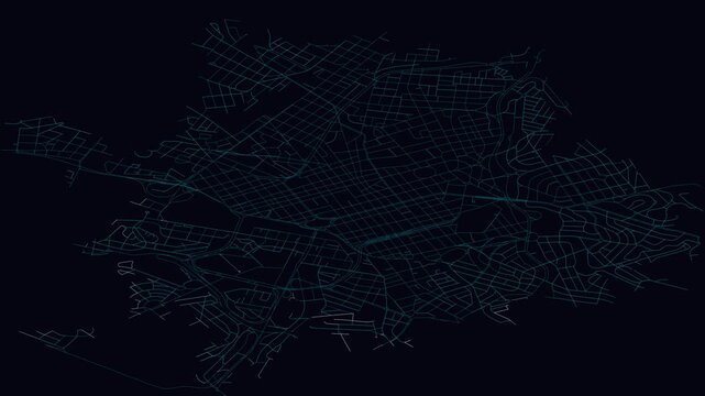 Campinas, Brazil, City Infrastructure Expansion Animation, Urban Visualization Technology
