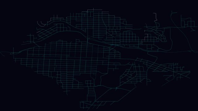 Calgary, Canada, City Infrastructure Expansion Animation, Urban Visualization Technology