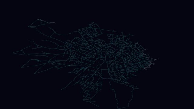 Baidoa, Somalia, City Infrastructure Expansion Animation, Urban Visualization Technology