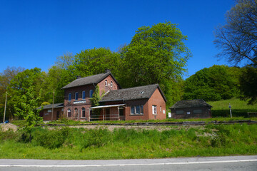 Obraz premium Ehemaliges Bahnhofsgebäude Tecklenburg