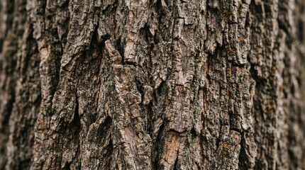 Obraz premium Organic Minimalism: Intricate Tree Bark Texture in Soft Natural Light