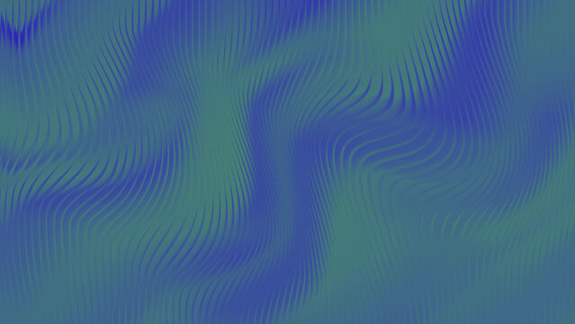 Blue and teal wavy vertical line pattern abstract background