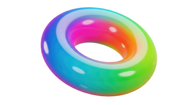 Colorful inflatable pool float ring on isolated on white cutout png transparent white festive celebration event festival carnival template poster banner download 2026 2027 2028