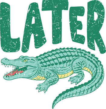 Later Gator SVG, later gator See You Later svg, Alligator After While Crocodile Trendy Summer svg, Trendy Alligator svg, Trendy Crocodile svg