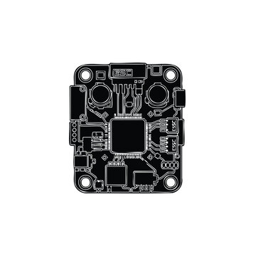 Silhouette ESC circuit board set bundle electronics for drone.