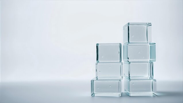 Market stagnation concept minimal transparent blocks imbalance background